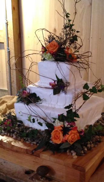 Not only do our wedding cakes taste great, they serve as perfect pieces of your ceremony.